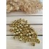 Plastik Boncuk 12 mm Gold
