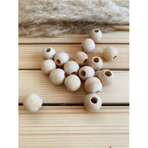 20 mm Ham Ahşap Boncuk 20 mm Ham Ahşap Boncuk