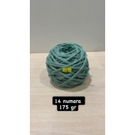 14 numara 175 gr 3 mm tek büküm taranabilir makrome ipi