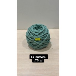 14 numara 175 gr 3 mm tek büküm taranabilir makrome ipi