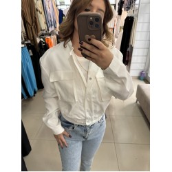 Bomber Ceket Beyaz