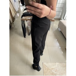 Premium Pantolon Paçası Lastikli Siyah