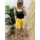 Sarı Kemerli Şort Sarı Kemerli Şort