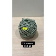 13 numara 160 gr 3 mm tek büküm taranabilir makrome ipi