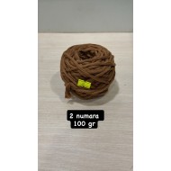 2 numara 100 gr 3 mm tek büküm taranabilir makrome ipi