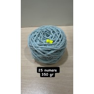 25 numara 350 gr 3 mm tek büküm taranabilir makrome ipi