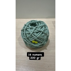 16 numara 200 gr 3 mm tek büküm taranabilir makrome ipi