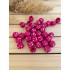 Ahşap Benekli Boncuk 16 mm Pembe