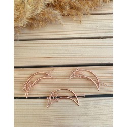 Yıldızlı Ay Toka Rose Gold