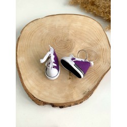 Amigurumi Ayakkabısı Converse Mor