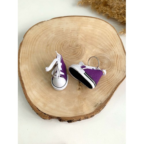 Amigurumi Ayakkabısı Converse Mor Amigurumi Ayakkabısı Converse Mor