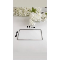 Dikdörtgen Metal Kasnak Ham 23x11