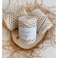 Ekru 4 mm 3 Büküm Makrome İpi Ekru 4 mm 3 Büküm Makrome İpi