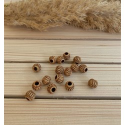 Etnik 10 mm Yuvarlak Boncuk 