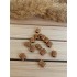 Etnik Desenli 12 mm Yassı Silindir Boncuk 