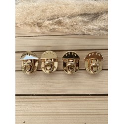 Oval çanta kilidi Gold
