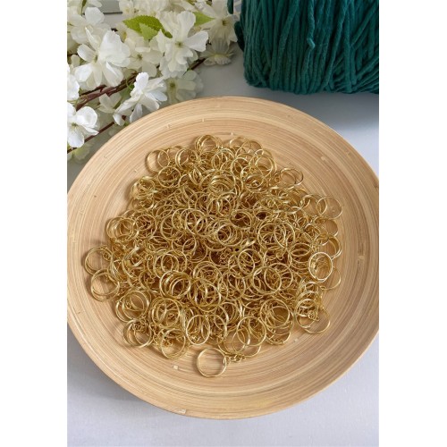 Zincirli Halka Anahtarlık Gold Zincirli Halka Anahtarlık Gold