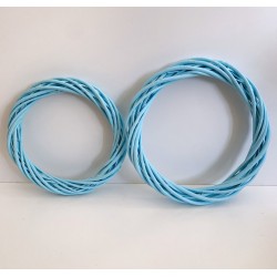 Kapı Süsü Çemberi Mavi 25 cm