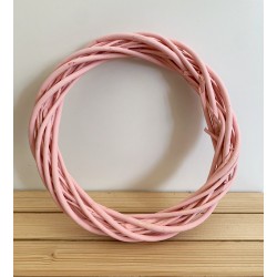Kapı Süsü Çemberi Pembe 25 cm