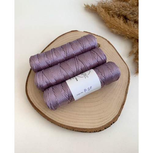 P-21 Numara 3 mm Polyester Makrome İpi 100 Gr P-21 Numara 3 mm Polyester Makrome İpi 100 Gr