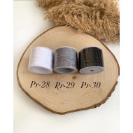 Paraşüt İpleri Beyaz Gri Siyah