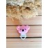 Pembe Koala Figürlü Silikon Emzik Klipsi
