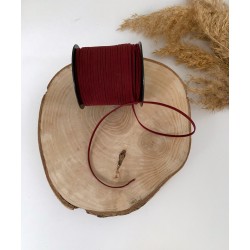 Süet İp Bordo