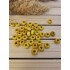 Yassi Ahşap Boncuk 12 mm Sarı