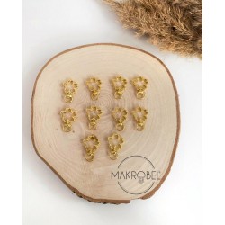 Telli Yonca Anahtarlık Gold